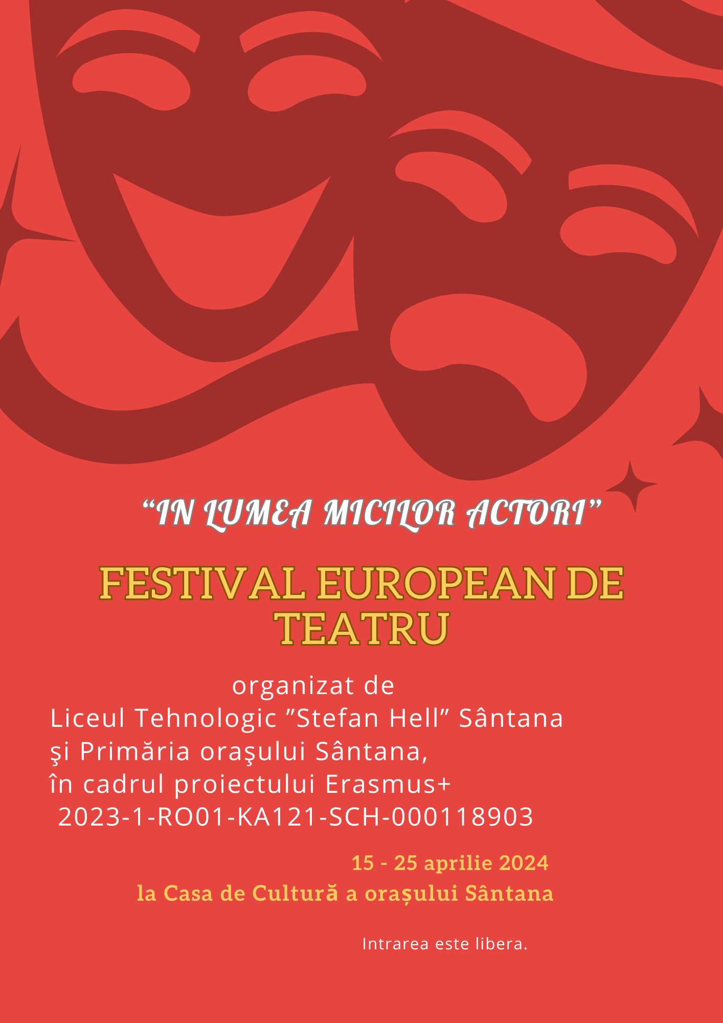 Afis -Festival de teatru