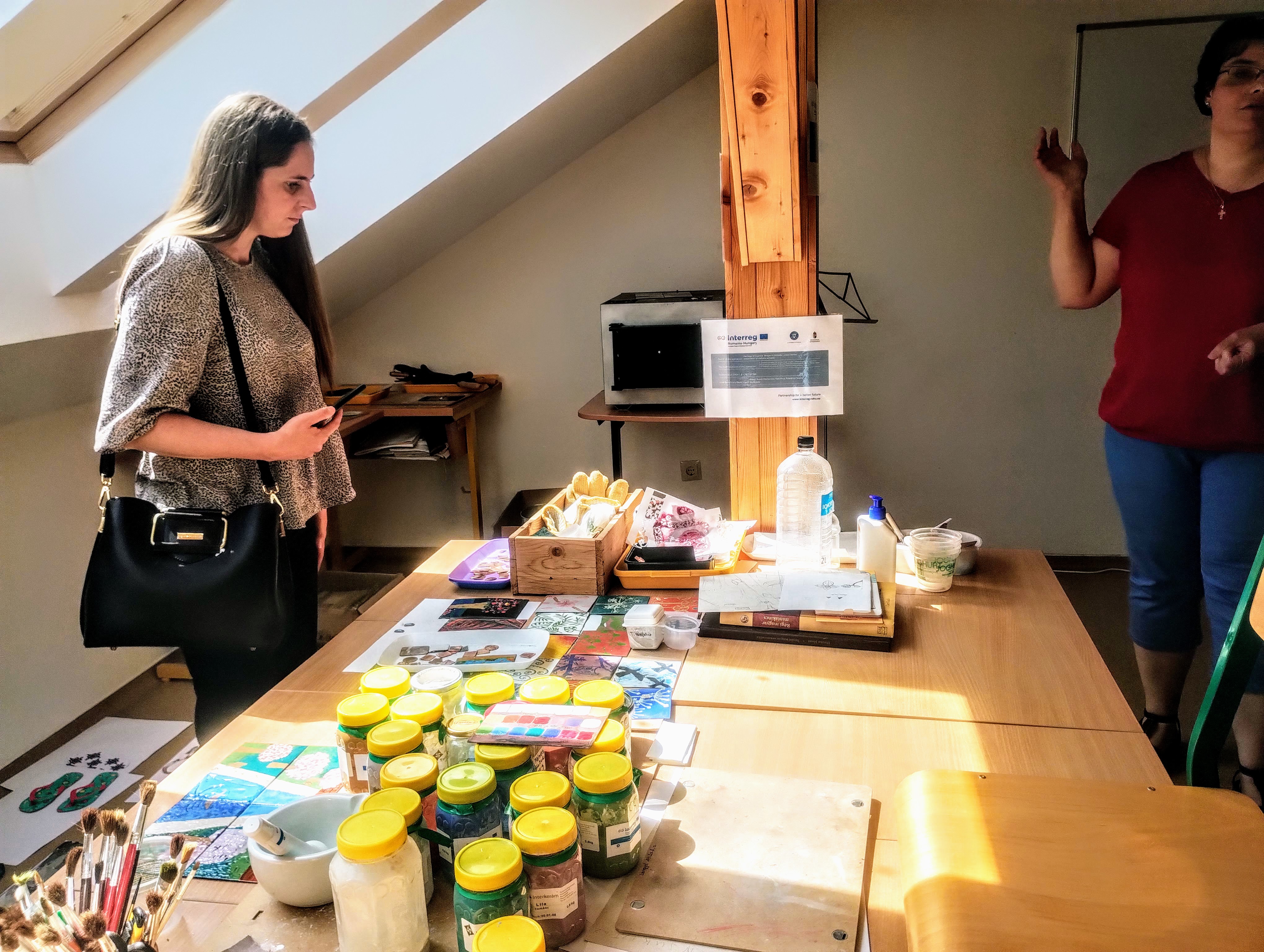 la atelierul de ceramica